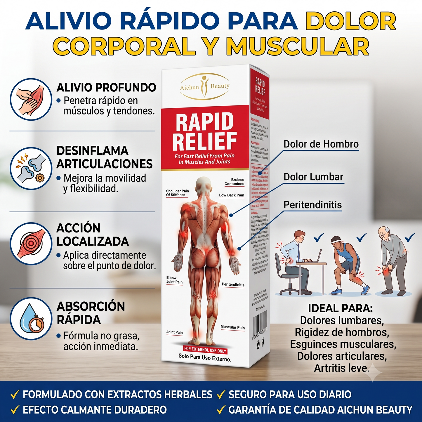 crema para el dolor