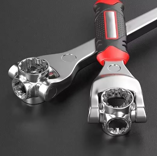 ¿Cansado de buscar la llave correcta? La Llave Multifuncional 48 en 1 es lo que necesitas!