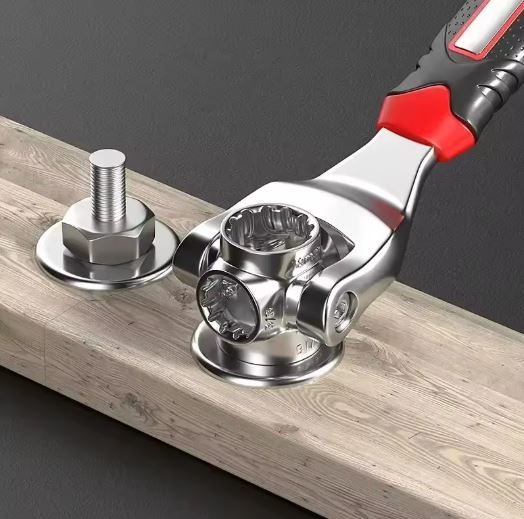 ¿Cansado de buscar la llave correcta? La Llave Multifuncional 48 en 1 es lo que necesitas!