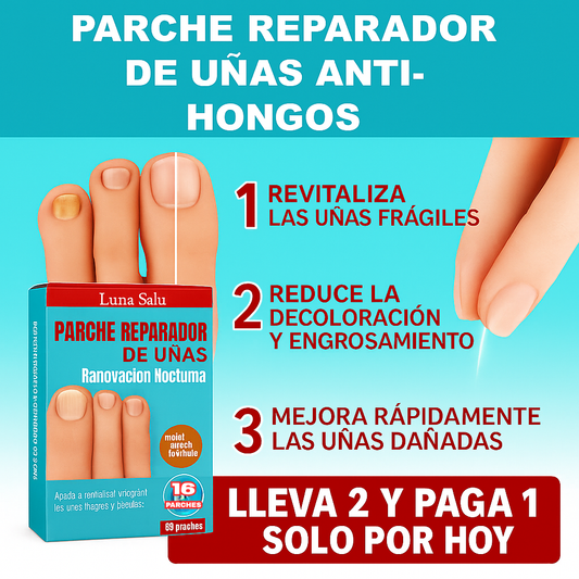 Elimina la infección de tus uñas por el hongo, irregularidades, coloración amarillenta y fractura    (32 Parches)