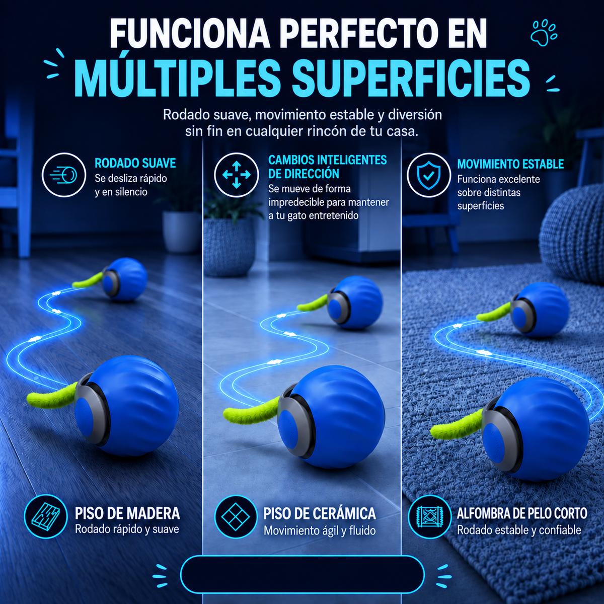 Pelota Interactiva Para Mascotas