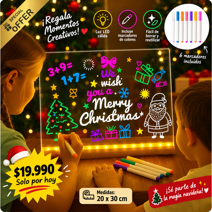 PIZARRA INTERACTIVA LED 20x30cm