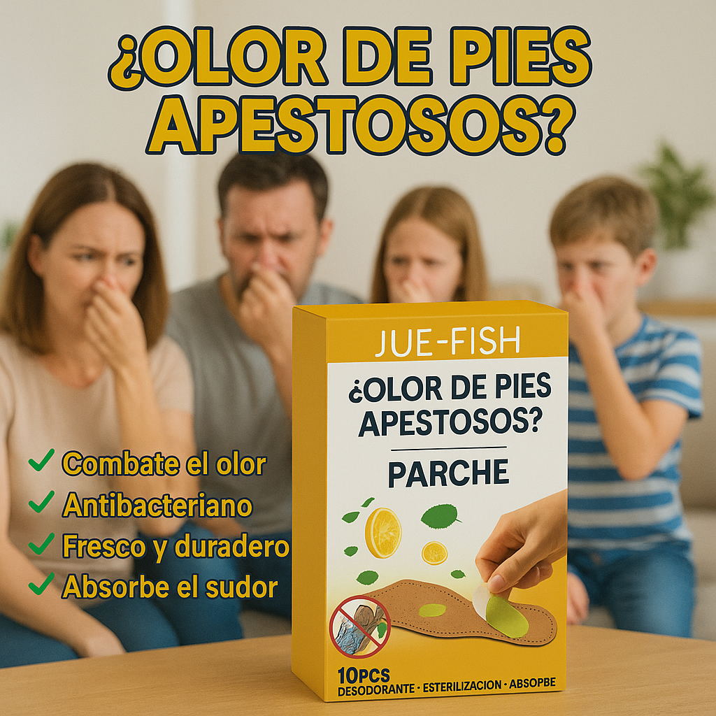 Parches para el mal olor de pies