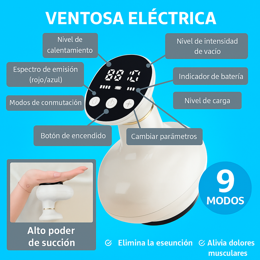 Succión de la ventosa eléctrica