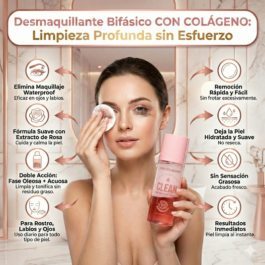 Desmaquillante Bifásico con Colágeno
