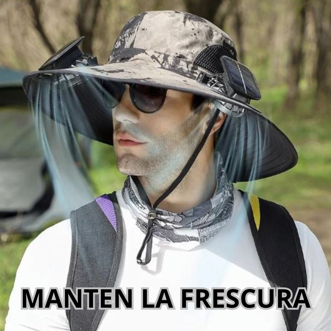 Sombrero EcoCool Energía solar, frescura real