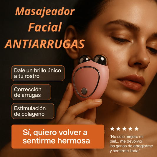 Vuelve a brillar con el Masajeador Anti-Edad Facial
