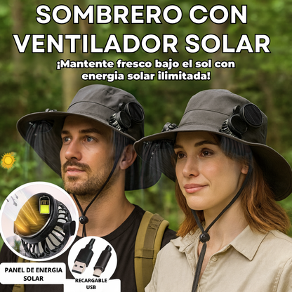 Sombrero EcoCool Energía solar, frescura real
