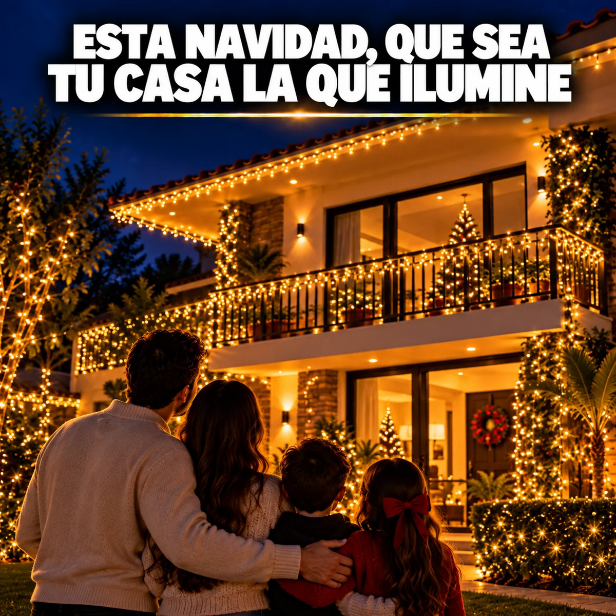 Luces Led Solares Navideñas