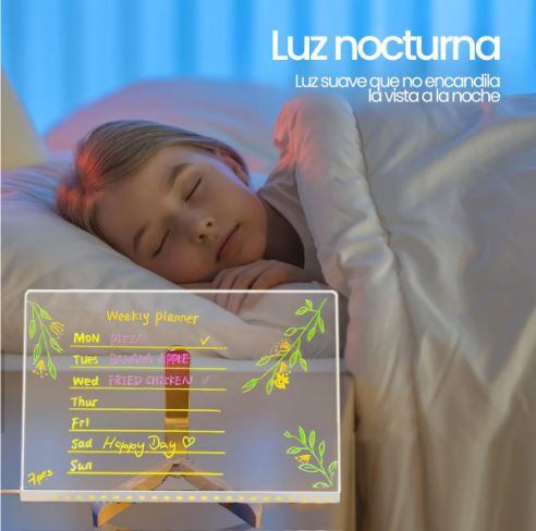 PIZARRA INTERACTIVA LED 20x30cm 6 plumones